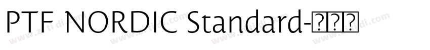 PTF NORDIC Standard字体转换